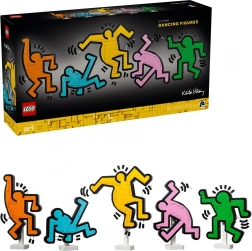 lego art keith haring – tancujúce postavy