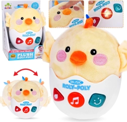 hudobné hojdacie kuriatko s melódiami, svetlom a zvukmi