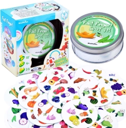 Rýchla postrehová hra ovocie a zelenina