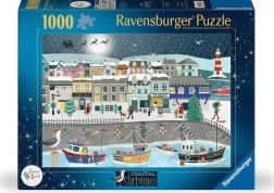 Ravensburger puzzle Vianoce na pobreží 1000 dielikov