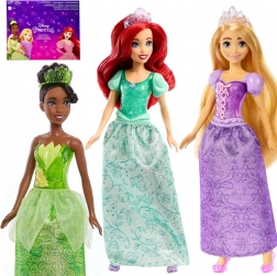 Mattel Disney princezny sada 3 bábik: Ariel, Tiana, Rapunzel