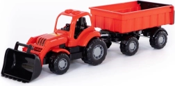 Traktor nakladač s prívesom Macher