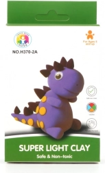 Dinosaur z ľahkej modelíny pre deti