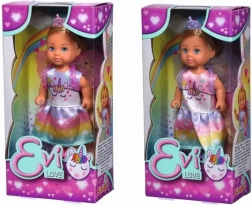 Bábika Evi Love Unicorn víla s krídlami 12 cm