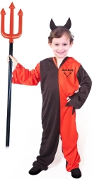Detský kostým čert s rohmi M