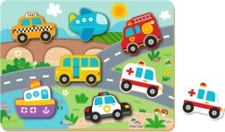 Vkladacie puzzle Doprava