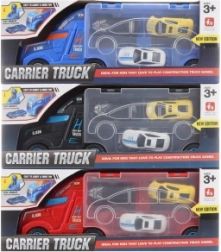 Kamión s kovovými autíčkami