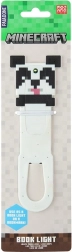 Minecraft lampička do knihy panda