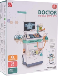 Detský lekársky vozík s EKG a príslušenstvom