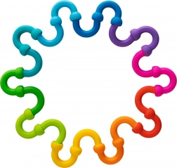 Fat Brain Plip Links silikónové spájacie očká, 20 ks