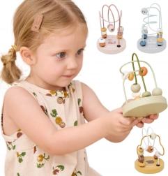 drevené korálkové bludisko POLARB na rozvoj jemnej motoriky