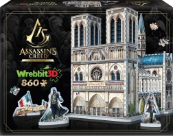 3D puzzle Assassin's Creed Unity: Katedrála Notre-Dame 860 dielikov