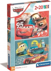 Puzzle 2x20 dielikov Cars od Disney