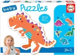 Educa baby puzzle dinosaury 5v1