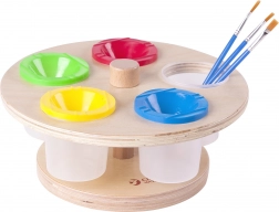 CLASSIC WORLD otočný stojan na farby s kelímkami