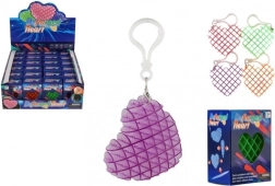 Fidget prívesok srdce meniaci tvar - antistresový