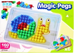 mozaika s kolíkmi 240 ks, 15 mm