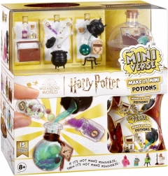 Mini figúrky MINIVERSE Make It Mini – HARRY POTTER elixíry, displej 15 ks