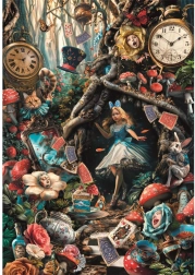 Clementoni Puzzle Ďalší deň vo Wonderlandu 1000 dielikov