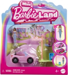 Mattel mini barbie land kabriolet s mini bábikou