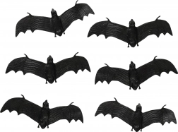 Dekoratívne gumené netopiere na Halloween