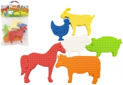 Vodolepky z peny Naša farma – 6 ks