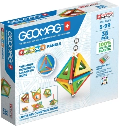 GEOMAG Supercolor panely z recyklovaného plastu – 35 dielov