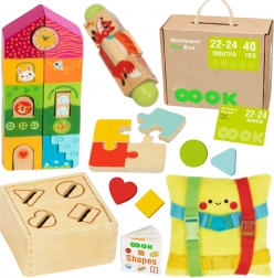 tooky toy montessori box 22–24 mesiacov – vzdelávacia sada 7v1