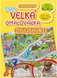 veľká omaľovánka dinosaury