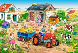 Puzzle maxi 40 dielikov LIFE ON THE FARM od CASTORLAND