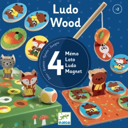 Djeco sada 4 hier Ludo Wood