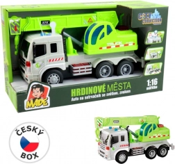 Auto žeriav na zotrvačník so svetlom a zvukom