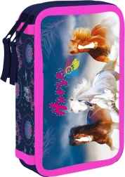 Dvojposchodový školský peračník s motívom koňa Oxybag