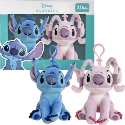 Sada plyšových klipov DISNEY STITCH/ANGEL 2 ks