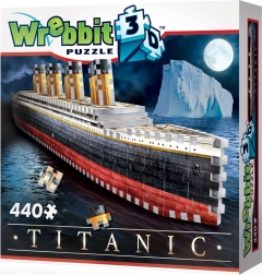 3D puzzle Titanic od Wrebbit, 440 dielikov