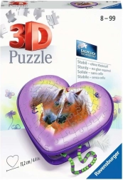 Ravensburger 3D puzzle srdce Kone – šperkovnica 54 dielikov