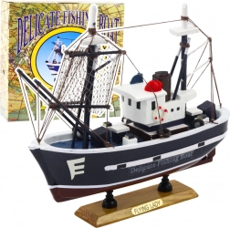 Dekoratívna rybárska loď Flying Lady model 24x23cm