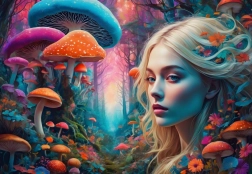 Puzzle Dúhový les 1000 dielikov