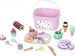 drevená sada sladkostí Sweet Cake v boxe