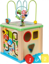 Drevená aktívna kocka 5v1