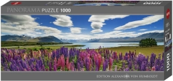 Panoramatické puzzle 1000 dielikov – jazero Tekapo