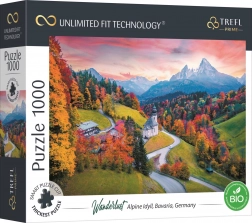 Puzzle TREFL UFT Wanderlust: Na úpätí Álp, 1000 dielikov