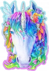 Drevené puzzle štýlový jednorožec 150 dielikov WOODEN CITY