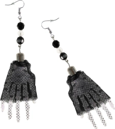 Náušnice čarodejnícke ruky na Halloween