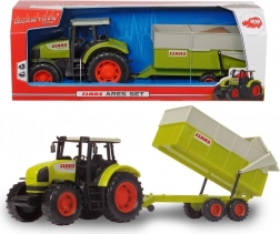 Traktor Claas Ares s prívesom