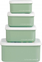 Sada štyroch desiatových krabičiek A Little Lovely Company – Radosť