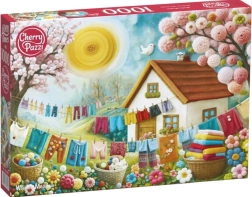 Puzzle CHERRY PAZZI – Vlnená lúka, 1000 dielikov