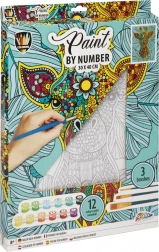 Maľovanie podľa čísel – žirafa na plátne 30 × 40 cm