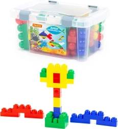 Stavebnica v kufríku – 54 dielov