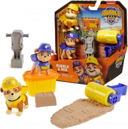 Stavebnica PAW PATROL Rubble & Crew s kinetickým pieskom a doplnkami